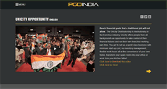 Desktop Screenshot of pgdindia.com
