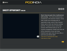 Tablet Screenshot of pgdindia.com